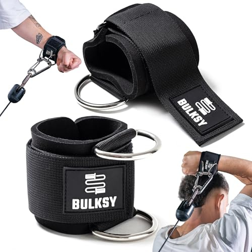 Handgelenk Manschette Gym - Kabelzug Seilzug Schlaufen Wrist Cuffs, 2er Set