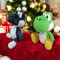Ferro Stars Yoshi Plüschfigur,2 er Set Farbe Grün 30cm, kuschelweich, Dinosaurier, Kuscheltier,Plush ab den ersten Lebensmonaten geeignet (Grün-Schwarz)