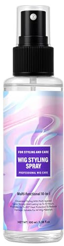 Wig Spray, Anti Frizz Wig Mist, Hair Extension Spray, Nourishing Hair Care And Anti-Frizz, With Non-Greasy Lightweight Formula, 100ml, For Dry, Frizzy, Natural, And Curly