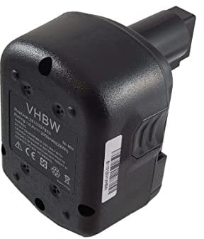 vhbw batteria compatibile con Skil 2017 AA, 2017 AB, 2017AA, 2017AB, 2007, 2027 utensile elettrico (2000 mAh, NiMH, 14,4 V)