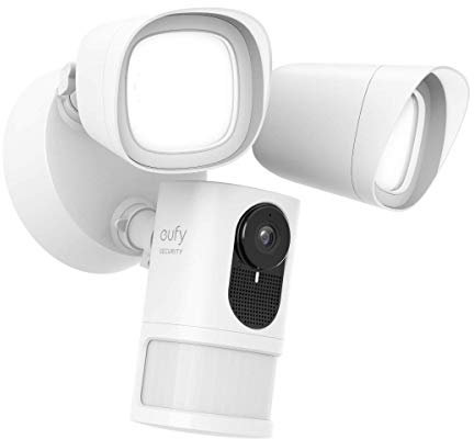 eufy Security Sicherheitskamera mit Scheinwerfer, 1080p Überwachungskamera, ohne Gebühren, 2500 Lumen Helligkeit, Wetterfest & wasserdicht (Verkabelung & wasserdichter Kabelkasten notwendig)