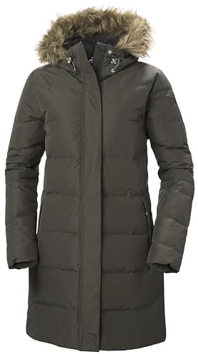 Helly Hansen Womens W Aden Down Parka, Beluga, L