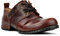 OSSTONE Chukka Stivali Cowboy Biker Boots Maschio Mens Motociclo Botas in Pelle Vitello Western retrò Stile Uomo Stivali Piatto Caviglia Stivaletti Boots 6015-1-Red-7