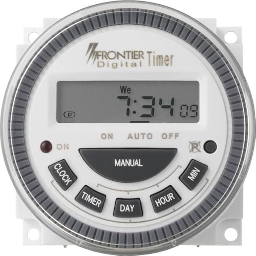 Programmateur horaire pour encastrement sur Panneau numérique 230 V/AC 16 A/250 V