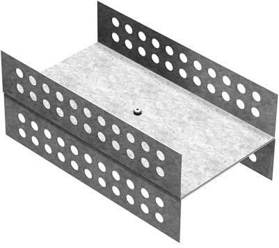 LUX ELEMENTS Accessoires de montage pour le raccordement de panneaux de construction entre eux, 80 mm, en forme de H, (sachet de 4 pièces) MONT-H 80 LMONZ1113, argenté