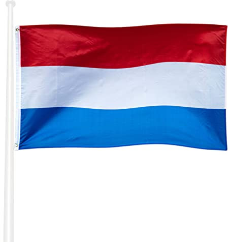 Bandera KliKil Holandés 90x150cm - Tejido para exteriores 150x90cm resistente a la intemperie con 2 ojales de metal. Holland Flag Decoraciones de jardín