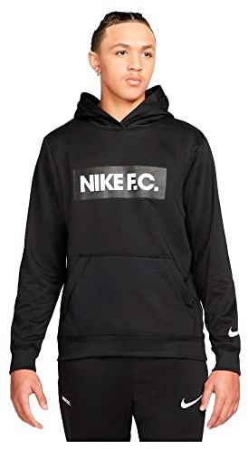 Seidensticker Nike F.C. Kapuzen-Pullover Herren Soccer, schwarz(schwarz), Gr. S