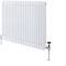Milano Windsor White Cast Iron Style Horizontal Triple Column Radiator - 750mm x 1010mm