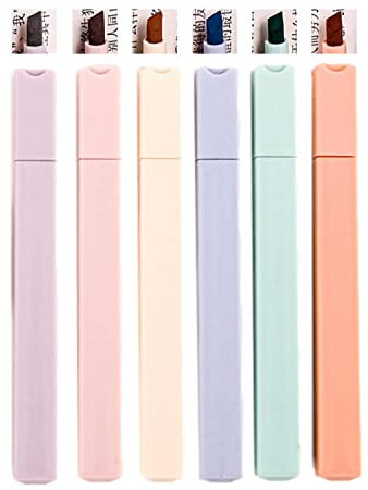 Leling Highlighter, Textmarker Set Pastell Stabilo, Marker Stifte Set, Stabilo Graffiti Wasserfest Edding, Ästhetischer Ideal Für Highlights, Tagebücher, Büro-Schulbedarf