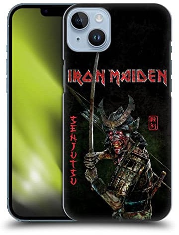 Head Case Designs Offizielle Iron Maiden Album-Cover Senjutsu Harte Rueckseiten Handyhülle Hülle Huelle kompatibel mit Apple iPhone 14 Plus