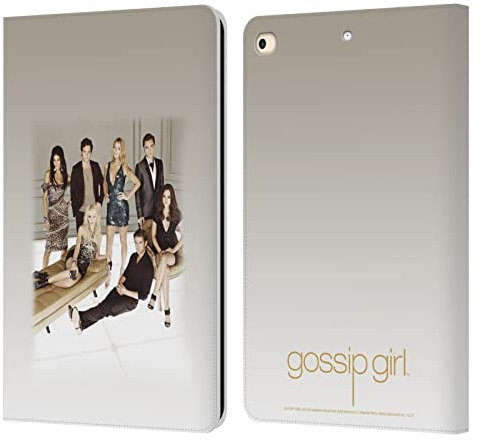Head Case Designs Offizielle Gossip Girl Poster Graphics Leder Brieftaschen Handyhülle Hülle Huelle kompatibel mit Apple iPad 9.7 2017 / iPad 9.7 2018