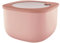 Guzzini - Kitchen Active Design, STORE&MORE BIO, Contenitore Ermetico Alto per Frigo/Freezer/Microonde (L) - Rosa Fiori di Pesco, 19,5 x 19,5 x h12,3 cm | 2800 cc - 170724251