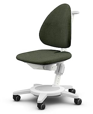 Moll Maximo Kinderschreibtischstuhl | mitwachsend & ergonomisch mit individuell Verstellbarer Sitzfläche und Rückenlehne | Drehstuhl ideal für Schulkinder | langlebig & hochwertig | Made in Germany