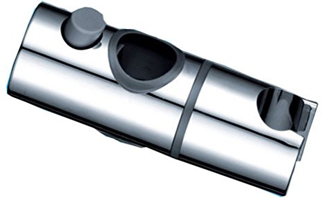 EudoER Duschkopfhalterung, verstellbare ABS-Chrom-Duschstange Kopfhalter Schieberstange Klemmhalter Halterung Duschsitzheber (30 mm) (Farbe: 28 mm)