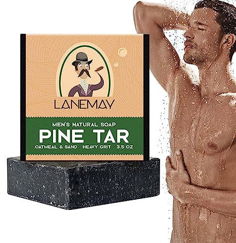 Kiefernteer-Seife Seife Bar Für Männer - Natural Bar Soap For Men - Cold Process Pine Tar Soap - Natürliche Körperseife Bar Männer - Handmade Natural Bar Soap