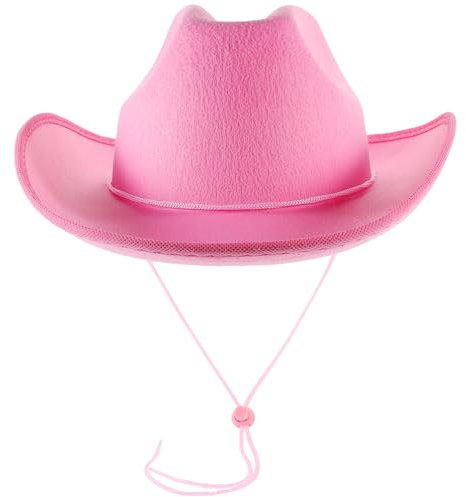 Toyvian Party- -hut Braune Cowboyhüte Grüne Cowboyhüte Prinzessin- -hut Glitzernder Hut Kopfschmuck Strand- -hut Westlicher Hut Westernhut Kostüm Requisiten Braut Halloween Stoff