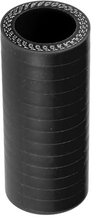 QUARKZMAN 1 Pièce Tuyau en Silicone Noir Universel pour Voiture, Diamètre Intérieur de 22mm (0,87) et Longueur de 76mm (2,99), Angle de 0 Degré