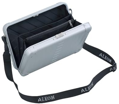 Aleon Aluminium-Umhängetasche für Damen und Herren, stilvolle Umhängetasche und Crossbody-Sling