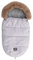 Lorelli Baby Fußsack für Kinderwagen, Winterfußsack, Thermo Stroller Bag Luxe, Winter Universal Footmuff, Babyfußsack für Buggy mit Reißverschluss, Winddicht, Hitzebeständig, Grau