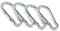 4 PACK Climbing Sports Cable Machine Carabiner Snap Hook Clip 3inch Spring Snap Hooks Heavy Duty Stainless Steel Key Chain Clip Fit for Gym,Climbing,Camping,Travelling