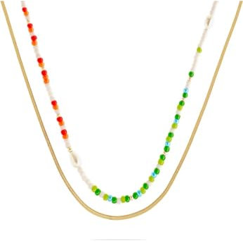 Guido Maria Kretschmer Damen-Kette Edelstahl Glasstein One Size 88993764