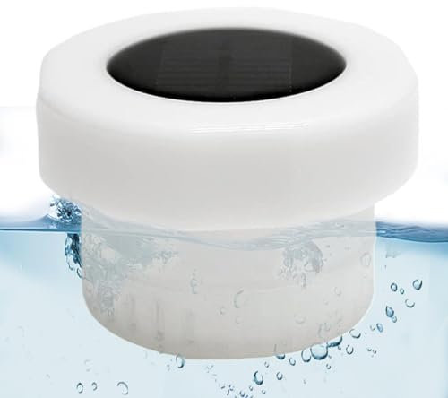 Galleggiante Di Cloro Galleggiante Per Piscina, Distributore Di Cloro Galleggiante - Distributore Di Cloro LED Impermeabile per | Lampada Solare Galleggiante Con Clorellate, Prati, Balconi E Corsi