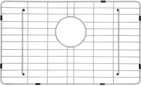TSIBOMU 54 x 41 cm Spülbecken-Bodengitter, Einzelbecken-Schutz für Küchenspüle, 304 Edelstahl, Küchenspüle, Gitterrost