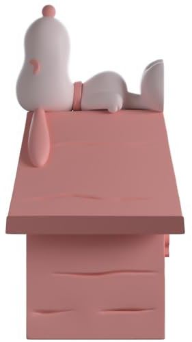 Youtooz Peanuts Veilleuse Snoopy moderne en plastique alimentée par piles Lampe de bureau LED sous licence officielle Peanuts