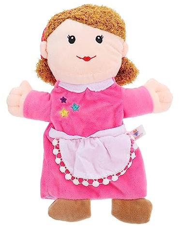 KOMBIUDA Familienmutter-handpuppe Spielzeug Handpuppe Kindergarten Geschichtenerzähl-Requisite Interaktives Lernspielzeug Für Kinder