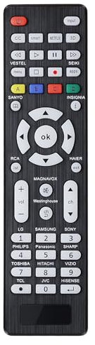 Universal Remote Control for Samsung/LG/Panasonic/Sony/HAIER/Toshiba/Philips/Hisense/Smart TV with Backlight