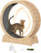 WUDLEP Katzenlaufrad, Katzen laufrad für Katzen, Katzenspielzeug für Wohnungskatzen, 90x120x35cm Laufrad Katzen, Abnehmbare Innenmatte Cat Wheel Geeignet für mit einem Gewicht von 8kg bis 14kg