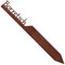 EXTRAVAGANT® Gartenstecker „Borretsch“ Gemüsestecker Gemüseschilder Gemüse Metall Stahl Rost Edelrost wetterfest für Garten Beet Pflanzenschilder Pflanzenstecker Gartenschilder Gartendeko Roststecker