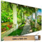 TRIOSK Sichtschutz Balkon Deko Plane Balkonblende Blickdicht mit Motiv Pergolaweg Capri Insel Italien für Garten Terrasse Gartenzaun Balkonverkleidung Blickschutz PVC groß 200x100 cm