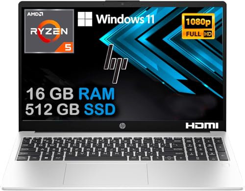 HP Probook 455 G10 Notebook portatile Silver, RAM 16GB, SSD 512GB, Display FullHD 15.6, Cpu Amd Ryzen 5 7530U da 4,6 GHz, fingerprint, Win11 Pro, Office Pro 2021