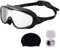 DUEYUN Gafas de Natación Correctoras con Miopía de -1,5 a -7,0 Óptica Gafas de natación antivaho con visión de 180 Grados Protección UV visión Clara fáciles de Ajustar Unisex Adulto (Negro, -2.5)