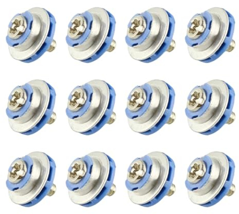 12pcs Hard Drive Mounting Screws for HP 3.5 Inch HDD DC5800 DC7800 DC7900 6005 6200 6300 Z200 6000 8000 8100 8200 Isolation Grommet Anti-Vibration Mute Screws