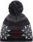 Eisbär IKE Pompon Beanie Mütze Strickmütze Wollmütze Wintermütze (One Size - schwarz)
