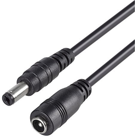 PChero Reverse Polarity Converter Adapterkabel mit 5,5 * 2,1 mm Klinkenstecker - 3000mA max