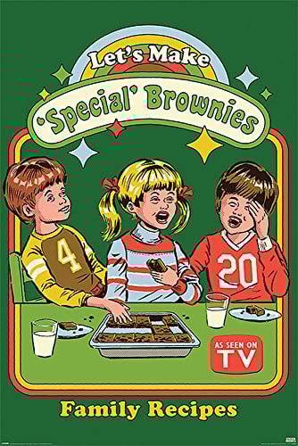 Close Up Steven Rhodes Poster Let's Make Special Brownies (61cm x 91,5cm) + Ãœ-Poster