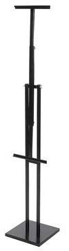 Tutoy Verstellbares zweiseitiges Kt Board Poster Stand Regal Regal - Schwarz