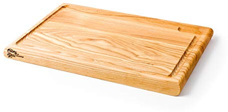 GreenPan Chop and Grill Ash Wood Cutting Board, 18 x 12