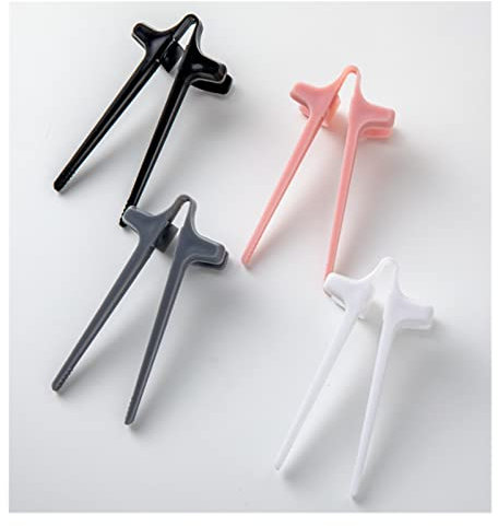 4 Pack Snacking Tool of The Future, Not Dirty Hands，Lazy Person Auxiliary Chopstick Holder Snack for Playing Game