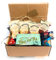 Tea Gift Set Hamper With English Teabags in a reusable tin An Afternoon Tea Box for Tea Lovers Gift Package For All Occasions, Border Biscuits and Different Wafers