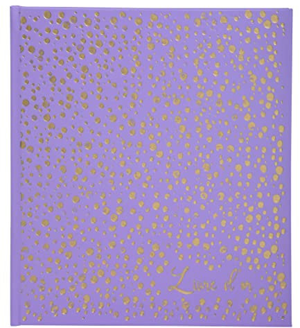 Exacompta - Réf. 387E - 1 Livre d'or tendance Plum' - Format carré 21x19 cm - En simili-cuir avec marquage titre doré Livre d'or et tranche or - 140 pages blanches unies - Coloris : violet