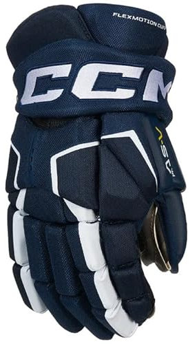CCM Super Tacks AS-V Handschuhe Junior, Größe: 11, Farbe: Navy/weiß