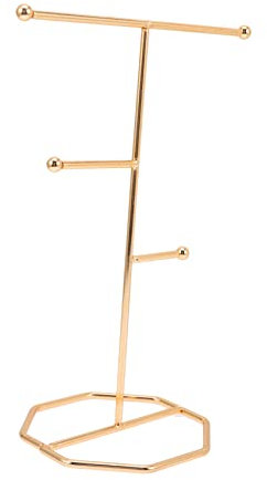 Cabilock Schmuckständer Aus Schmiedeeisen Schmuckhalter-organizer Piercing-schmuck Blumenmädchen Haarschmuck Ohrringhalter Präsentationsständer Für Ohrringe Ohrring Baum Zubehör Container