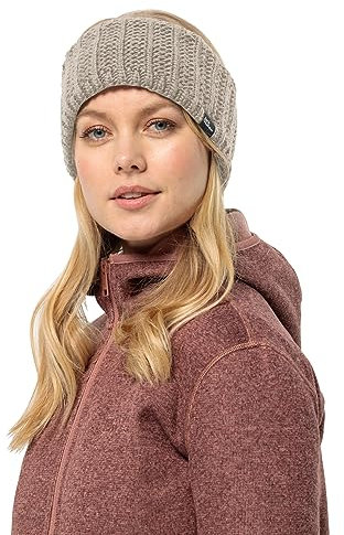 Jack Wolfskin Damen HIGHLOFT Knit Headband W Winter-Stirnband, Dusty Grey, S