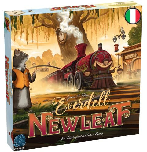 Asmodee, Everdell: Newleaf Collector's Edition, Erweiterung des Brettspiels, italienische Ausgabe