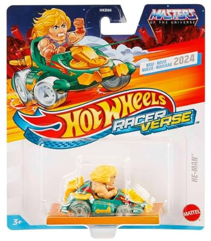 Hot Wheels RacerVerse He-Man Spielzeugfahrzeug für Kinder ab 3 Jahren