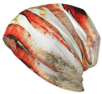 KWQDOZF American Flag Fly Eagle Birds Erwachsene Herren Damen Slouchy Strickmütze Beanie Mütze Lose Weich für kaltes Wetter Warme Mütze